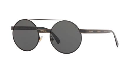 versace sunglasses ve2210 52|Versace VE2210 52 Dark Grey & Black Sunglasses .